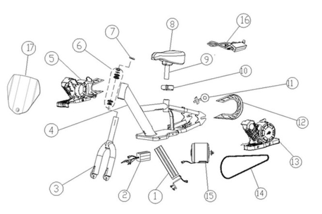 Fourche avant Sedna 12