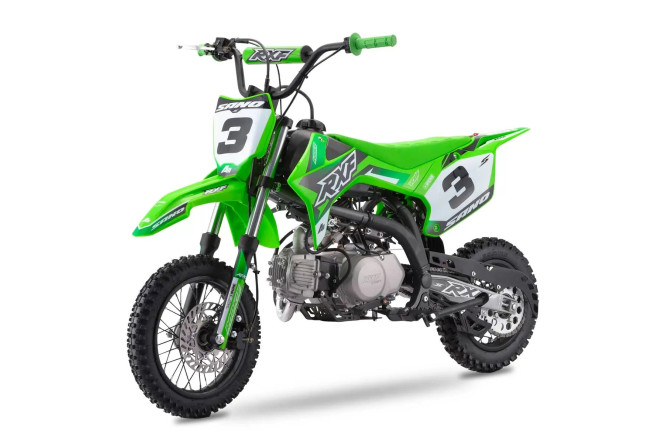 DIRT BIKE SANO RXF ROOKIE 110CC SEMI-AUTO VERT 2024