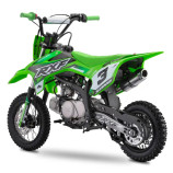 DIRT BIKE SANO RXF ROOKIE 110CC SEMI-AUTO VERT 2024